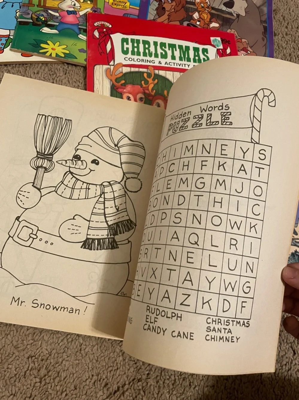 Six‎ Vintage Coloring Books